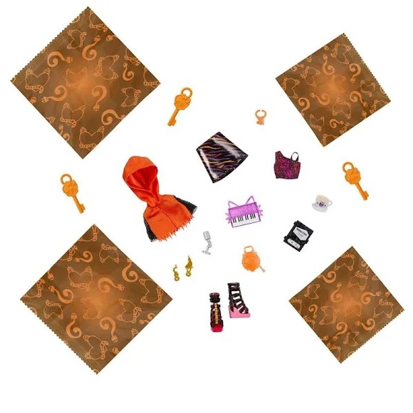 Monster High®: Skulltimate Secrets Neon Frights Toralei™ Doll w/Locker-New - Picture 8 of 9